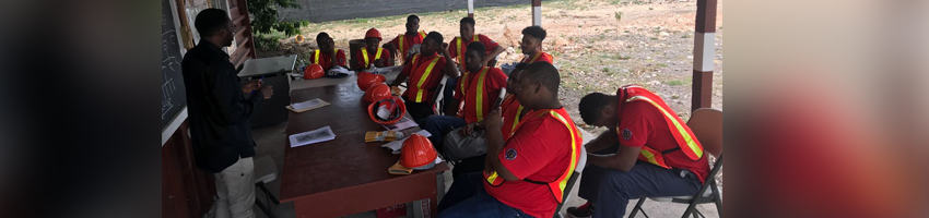 Jamaica College Construction Project Management Course  JC Boys Go To Work…On Site!